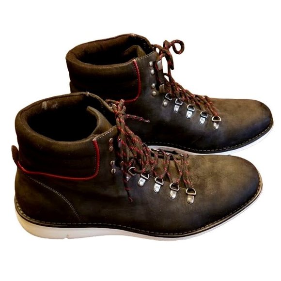 REACTION by Kenneth Cole | Casino Chukka Boot | Lace Up | Black | Men\'s Size: 12 main image 9